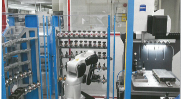 Automation of measuring machine for electrodes